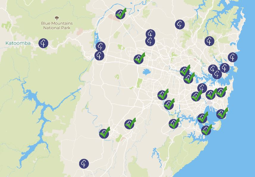 Greater Sydney parkruns